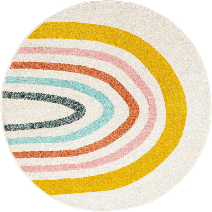 Unique Loom Whimsy Kids Collection Area Rug - Rainbow