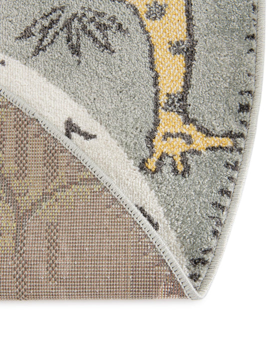 Unique Loom Whimsy Kids Collection Area Rug - Jungle