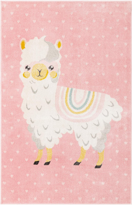 Unique Loom Whimsy Kids Collection Area Rug - Llama