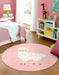 Unique Loom Whimsy Kids Collection Area Rug - Llama