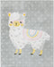 Unique Loom Whimsy Kids Collection Area Rug - Llama