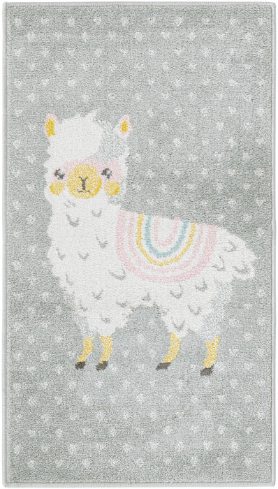 Unique Loom Whimsy Kids Collection Area Rug - Llama