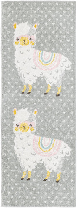 Unique Loom Whimsy Kids Collection Area Rug - Llama