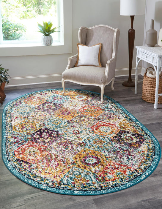 Unique Loom Penrose Collection Area Rug - Blake