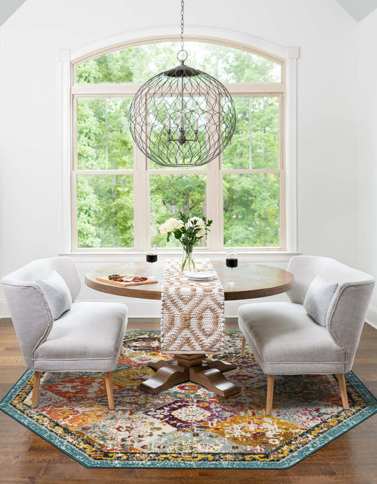 Unique Loom Penrose Collection Area Rug - Blake