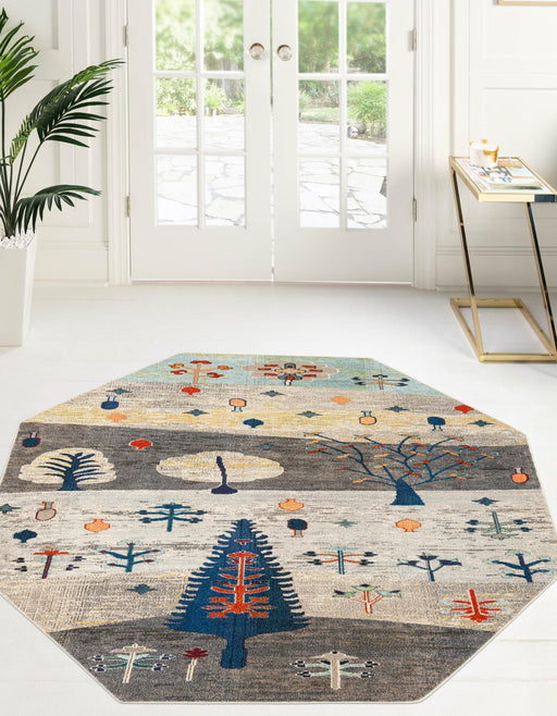 Unique Loom Vivid Collection Area Rug - Gary