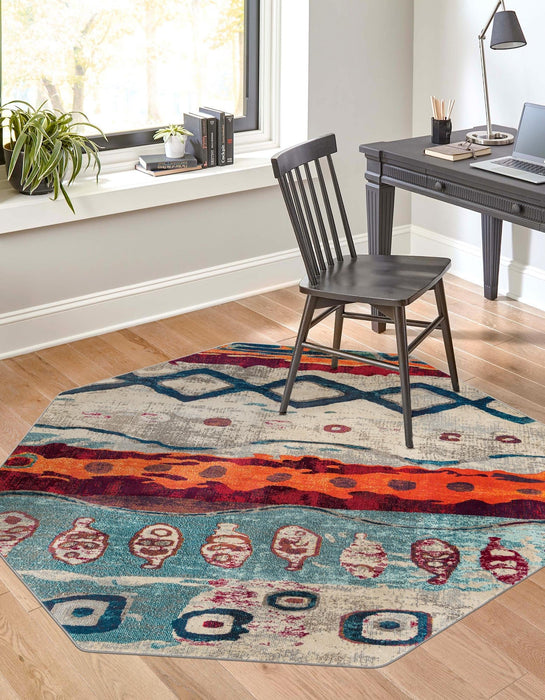 Unique Loom Vivid Collection Area Rug - Mary