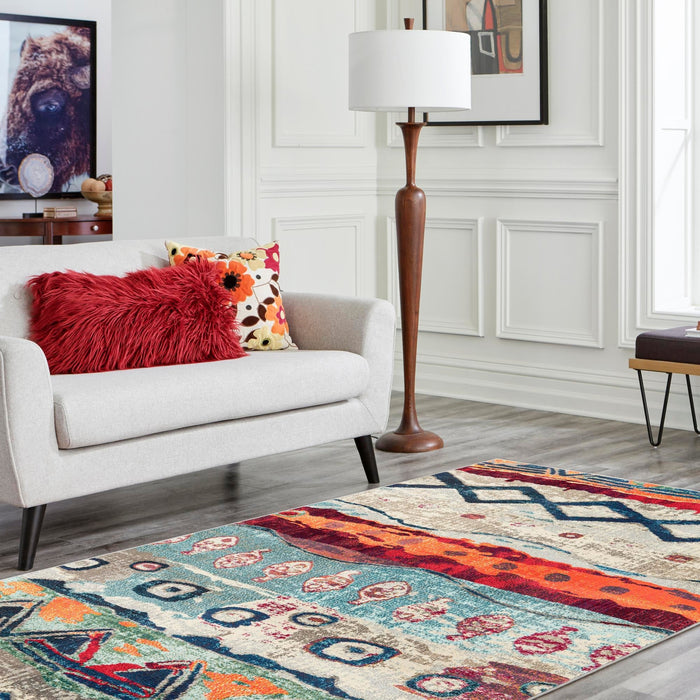 Unique Loom Vivid Collection Area Rug - Mary