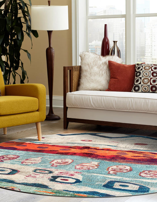 Unique Loom Vivid Collection Area Rug - Mary