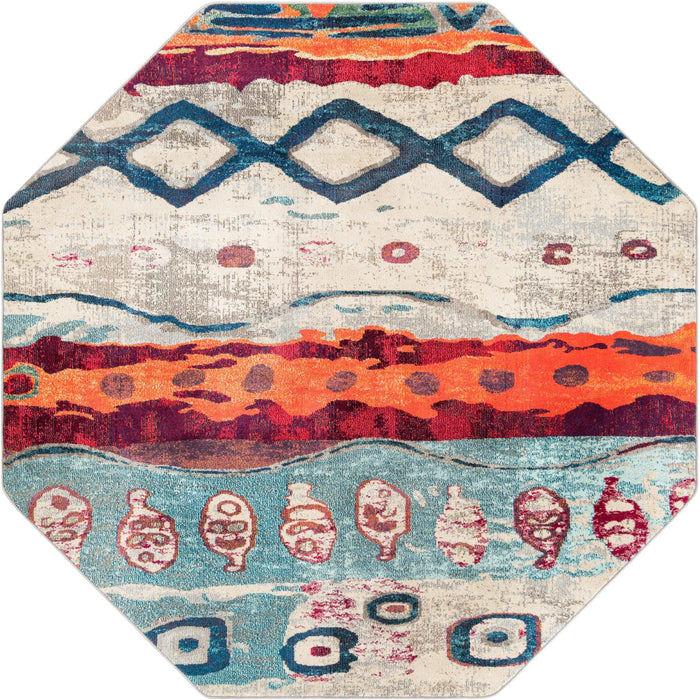 Unique Loom Vivid Collection Area Rug - Mary