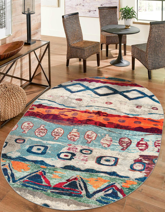 Unique Loom Vivid Collection Area Rug - Mary