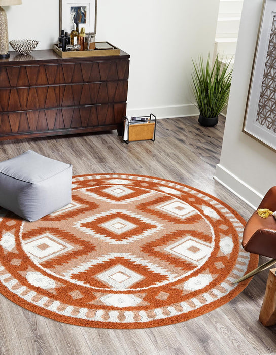 Unique Loom Boho Collection Area Rug - Gigi