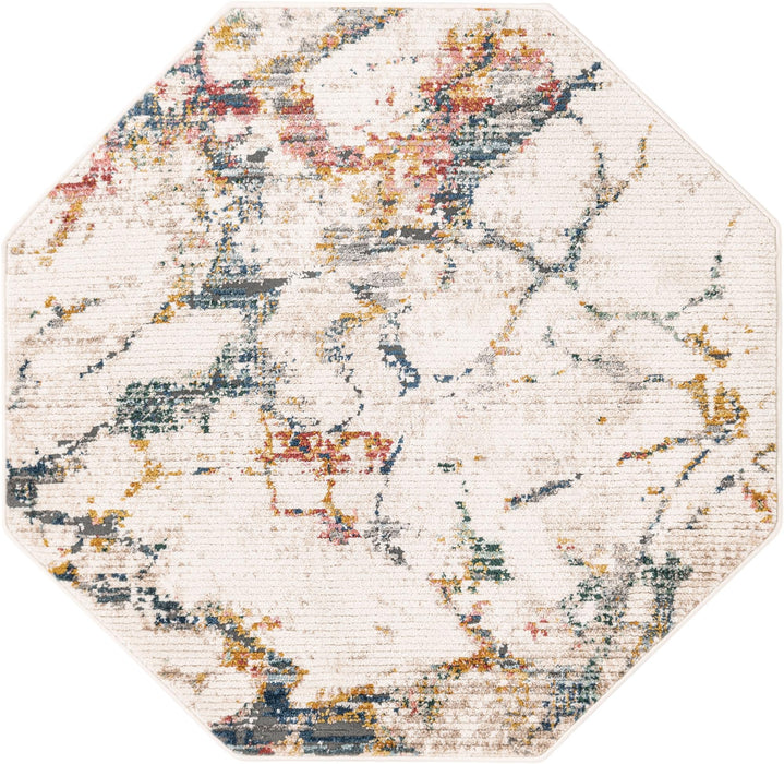 Unique Loom Gemstone Collection Area Rug - Abstract