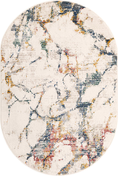 Unique Loom Gemstone Collection Area Rug - Abstract