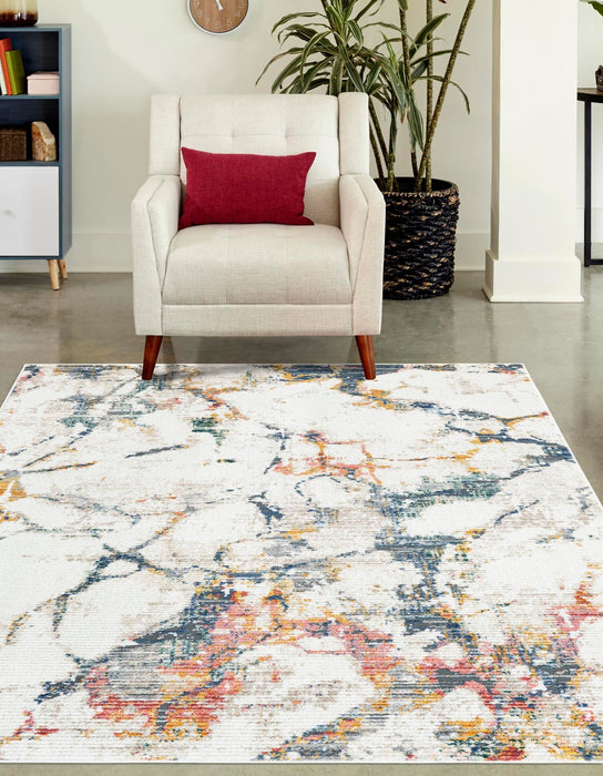 Unique Loom Gemstone Collection Area Rug - Abstract