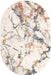 Unique Loom Gemstone Collection Area Rug - Abstract