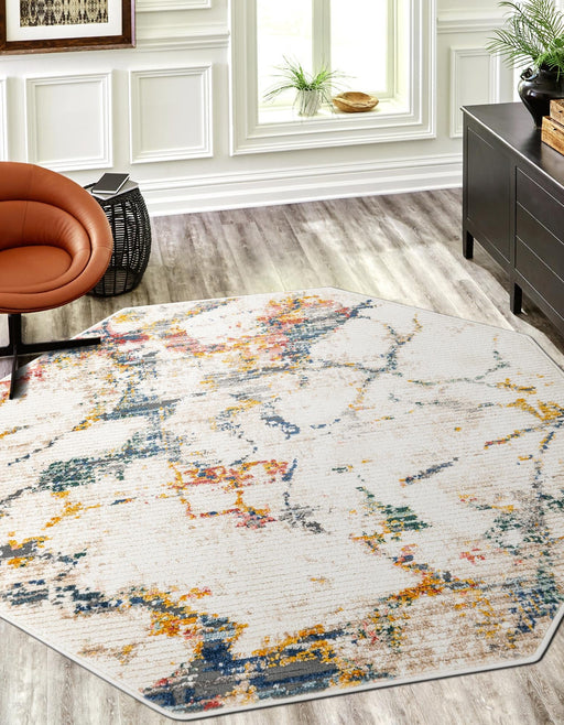 Unique Loom Gemstone Collection Area Rug - Abstract