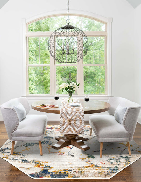 Unique Loom Gemstone Collection Area Rug - Abstract