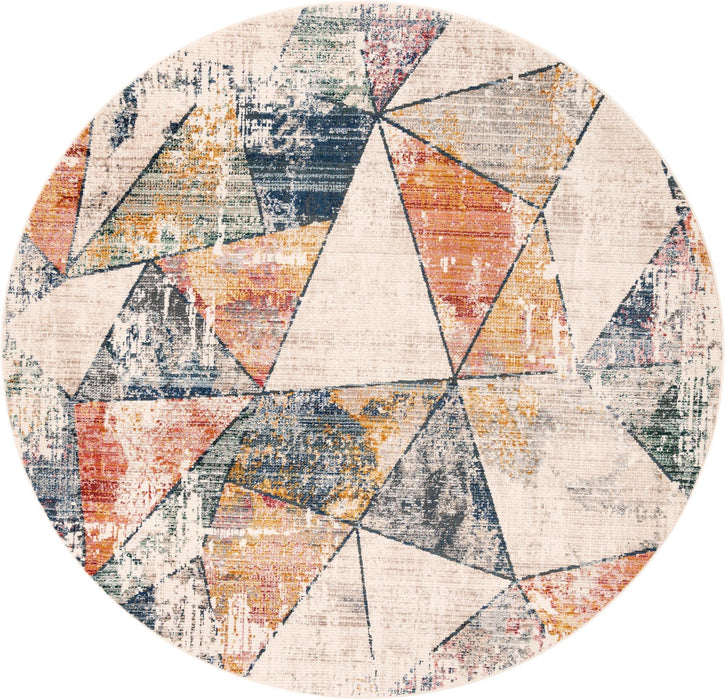 Unique Loom Gemstone Collection Area Rug - Kaleidoscop