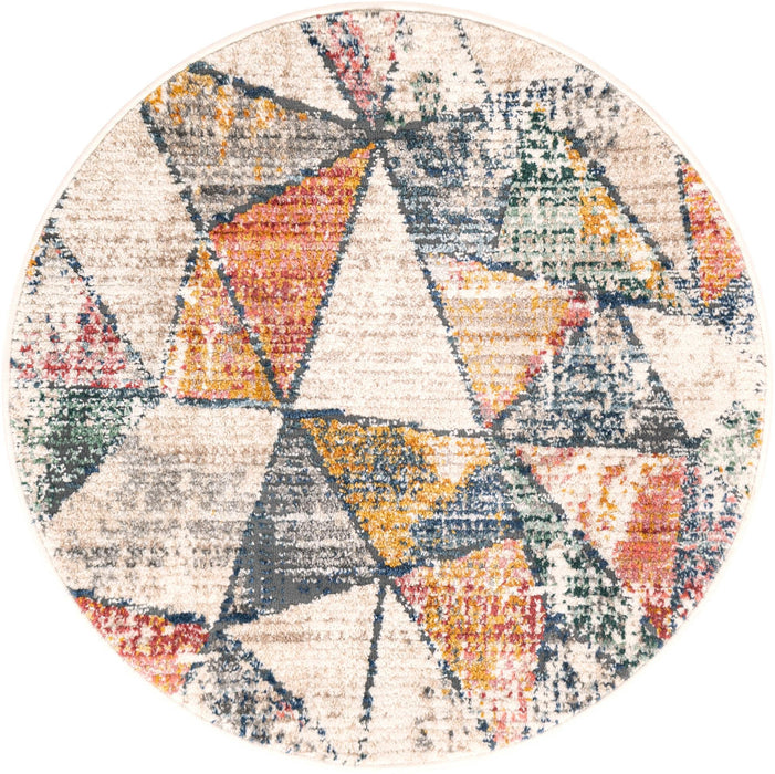 Unique Loom Gemstone Collection Area Rug - Kaleidoscop