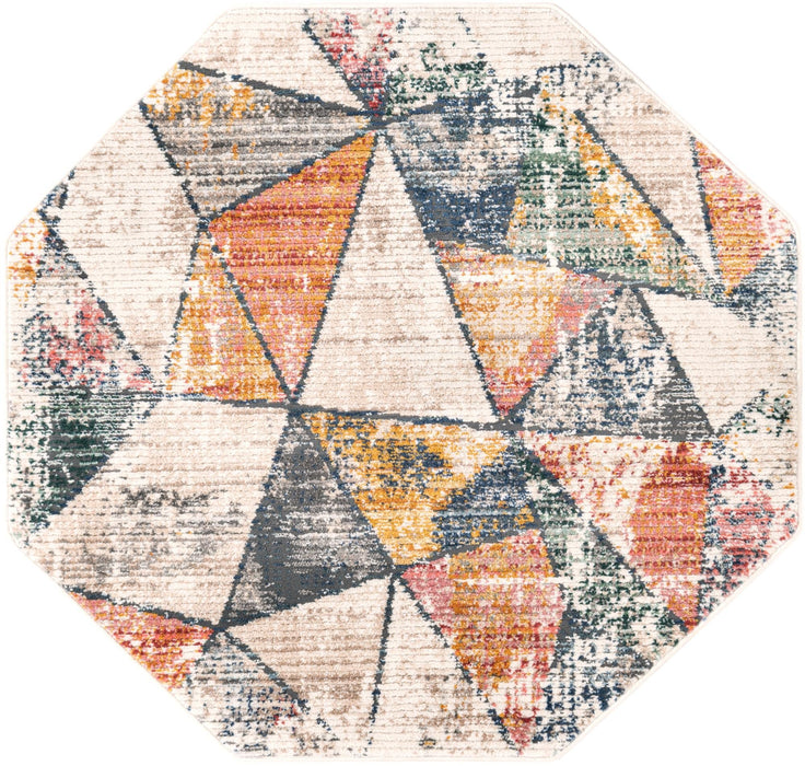 Unique Loom Gemstone Collection Area Rug - Kaleidoscop