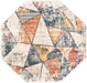 Unique Loom Gemstone Collection Area Rug - Kaleidoscop