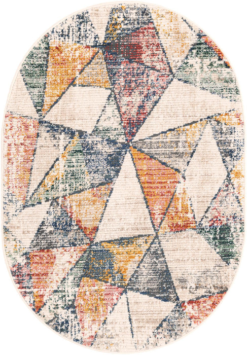 Unique Loom Gemstone Collection Area Rug - Kaleidoscop