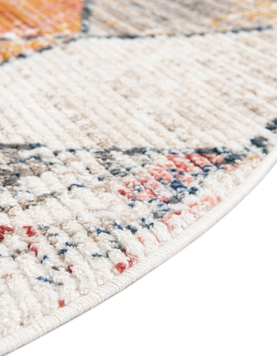 Unique Loom Gemstone Collection Area Rug - Kaleidoscop