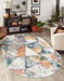 Unique Loom Gemstone Collection Area Rug - Kaleidoscop