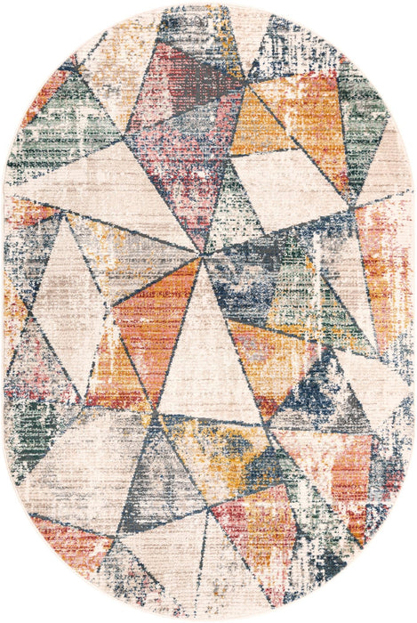 Unique Loom Gemstone Collection Area Rug - Kaleidoscop
