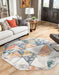 Unique Loom Gemstone Collection Area Rug - Kaleidoscop