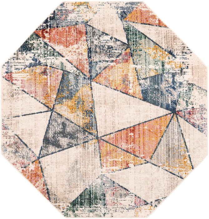 Unique Loom Gemstone Collection Area Rug - Kaleidoscop