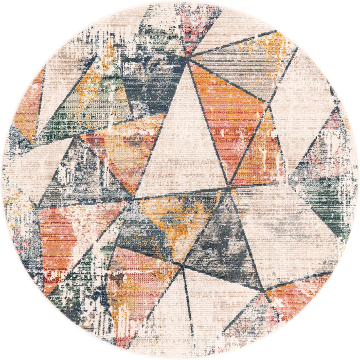 Unique Loom Gemstone Collection Area Rug - Kaleidoscop