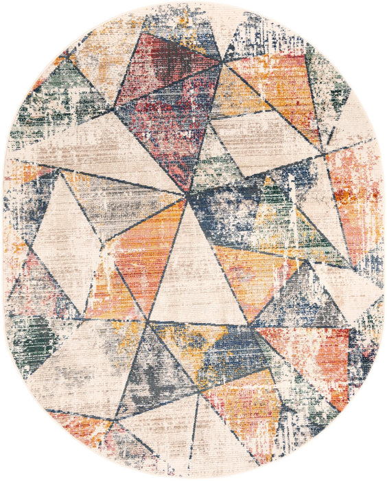 Unique Loom Gemstone Collection Area Rug - Kaleidoscop