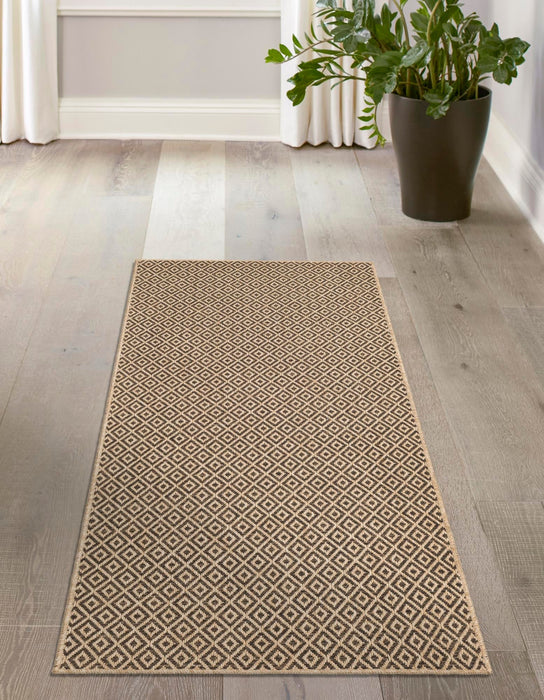 Unique Loom Dunes Collection Area Rug - Hiekka