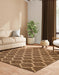 Unique Loom Dunes Collection Area Rug - Sabbia