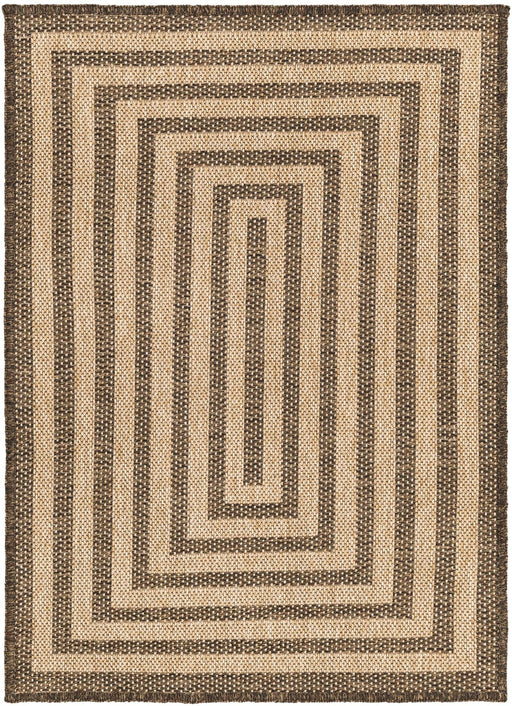 Unique Loom Dunes Collection Area Rug - Piasek