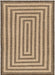 Unique Loom Dunes Collection Area Rug - Piasek