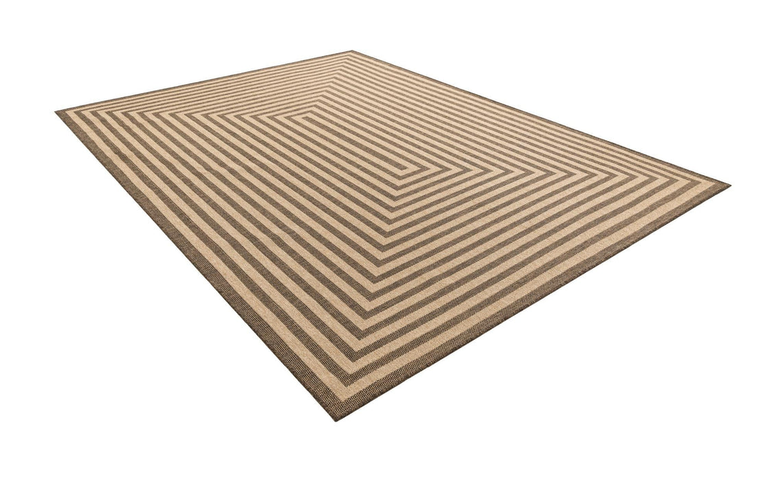 Unique Loom Dunes Collection Area Rug - Piasek