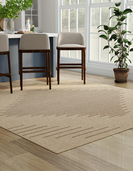 Unique Loom Dunes Collection Area Rug - Ramlat