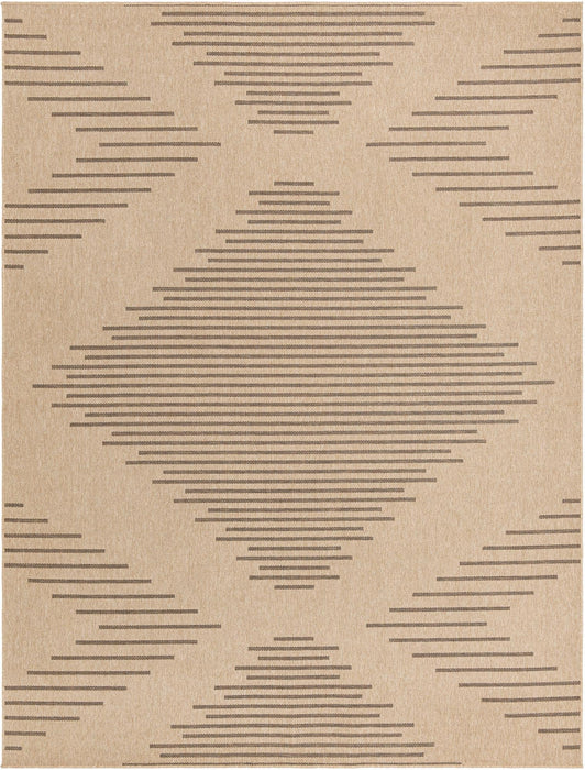 Unique Loom Dunes Collection Area Rug - Ramlat