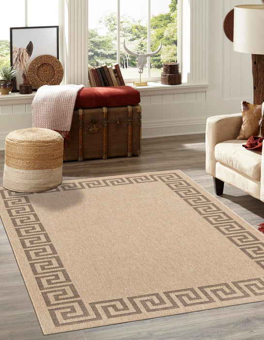Unique Loom Dunes Collection Area Rug - Areia