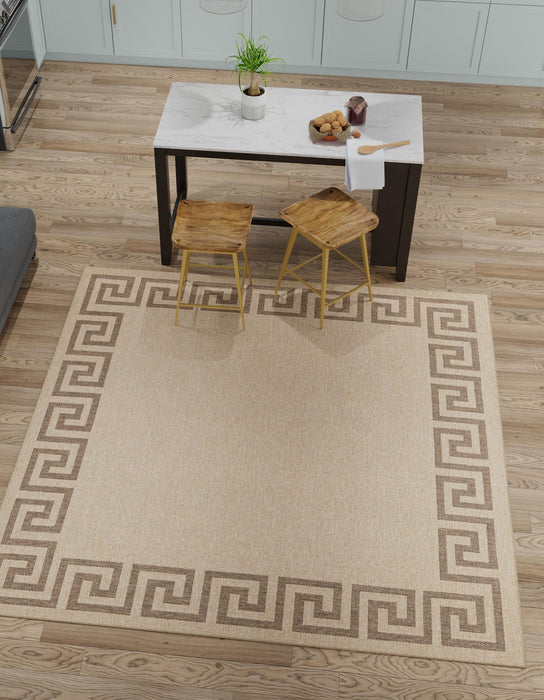 Unique Loom Dunes Collection Area Rug - Areia