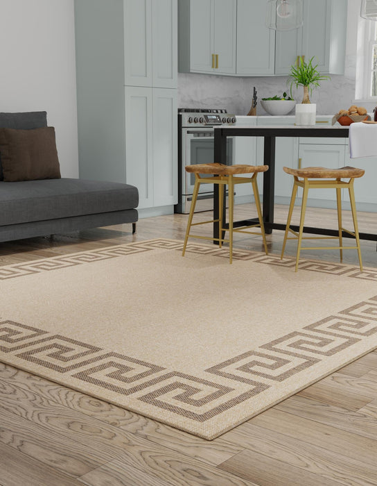 Unique Loom Dunes Collection Area Rug - Areia