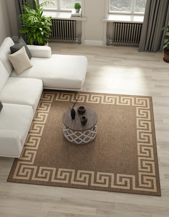 Unique Loom Dunes Collection Area Rug - Areia