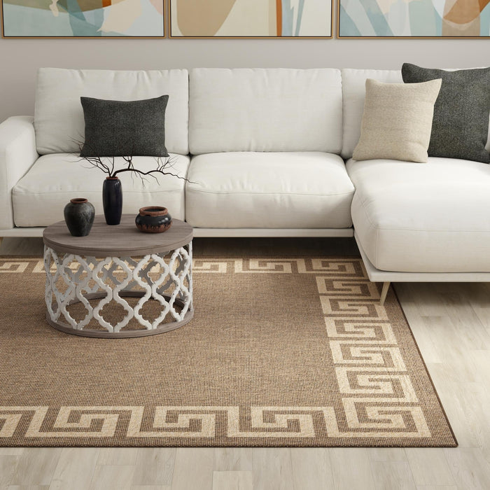 Unique Loom Dunes Collection Area Rug - Areia