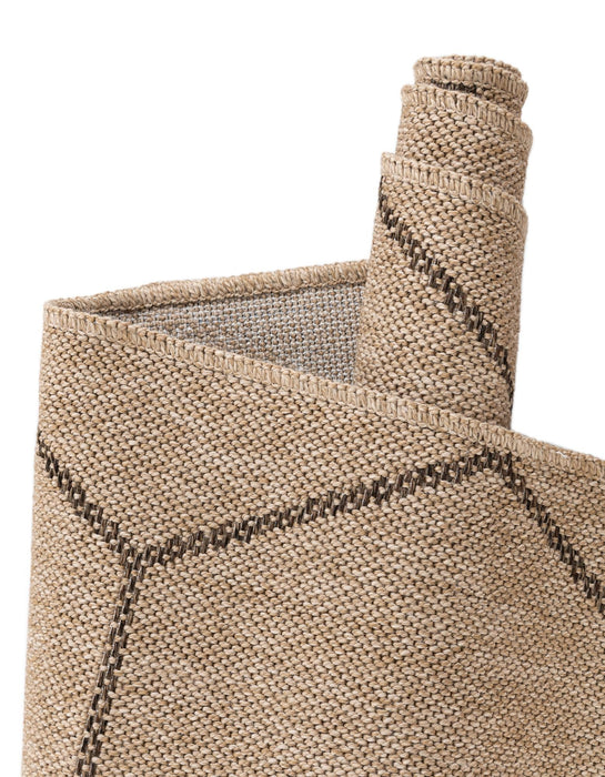 Unique Loom Dunes Collection Area Rug - Badain
