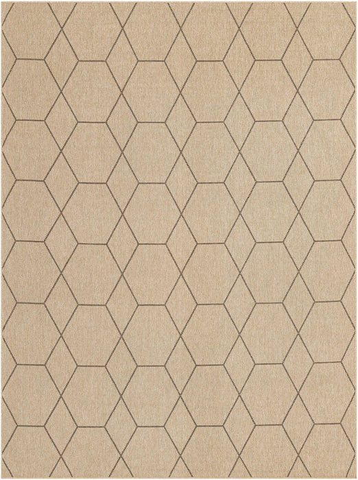 Unique Loom Dunes Collection Area Rug - Badain