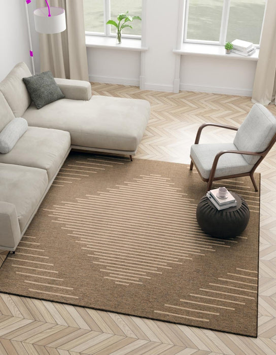 Unique Loom Dunes Collection Area Rug - Ramlat
