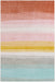 Unique Loom Whimsy Kids Collection Area Rug - Pastel Abstract Rainbow